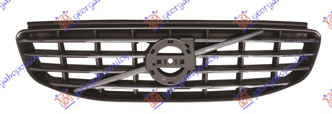 PVC MASKA KOMPLET CRNA/HROM (CRNI OKVIR) VOLVO XC60 2013-2017 (156)