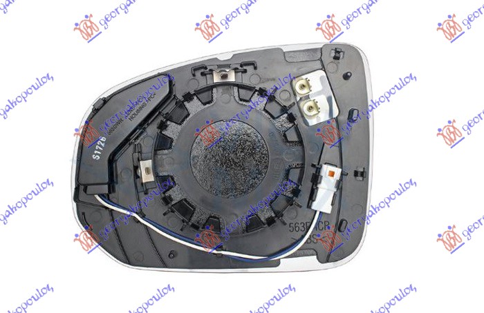 STAKLO RETROVIZORA SA GREJACEM (ASFERICNO) VOLVO V90 2021- (235/236)