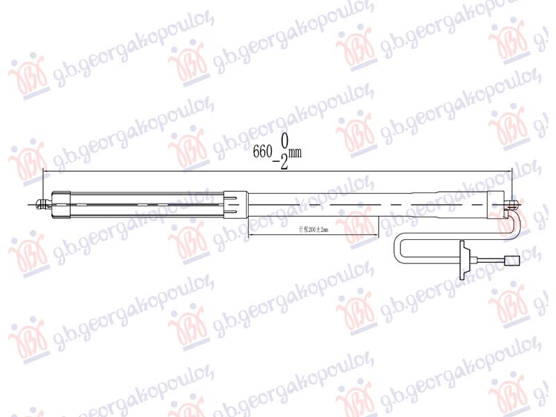 AMORTIZER GEPEK VRATA ELEKTRICNI VOLVO XC60 2017-2022 (246)