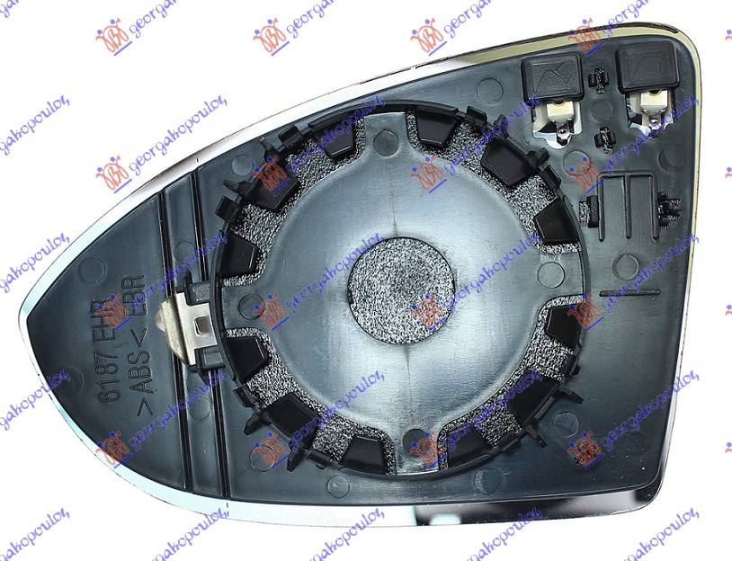 STAKLO RETROVIZORA SA GREJACEM (ASFERICNO) VW TOURAN 2015- (5T1)