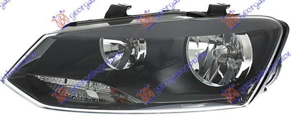 FAR ELEKTRICNI DUPLO SOCIVO (SA MOTOROM) (CRNA LAJSNA) (TYC) VW POLO 2009-2014 (6R1)