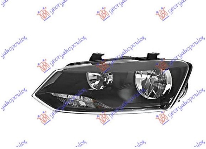 FAR ELEKTRICNI DUPLO SOCIVO (SA MOTOROM) (CRNA LAJSNA) (DEPO) VW POLO 2009-2014 (6R1)
