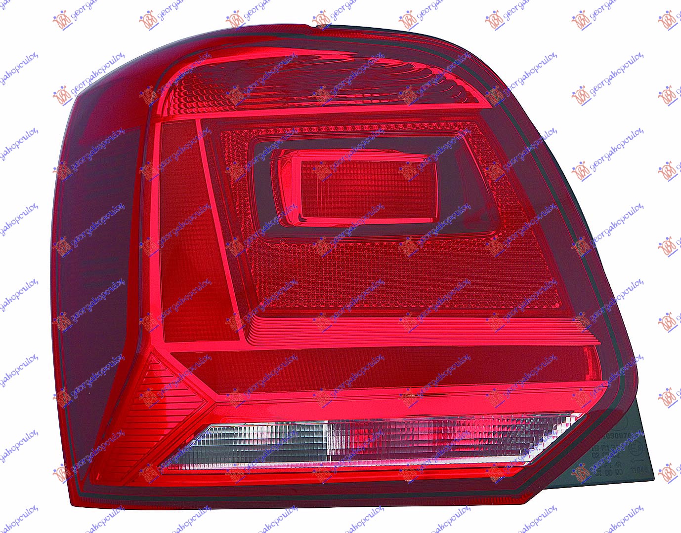 STOP LAMPA (CRNI PRAVOUGAONICI) VW POLO 2014-2017 (6C1)