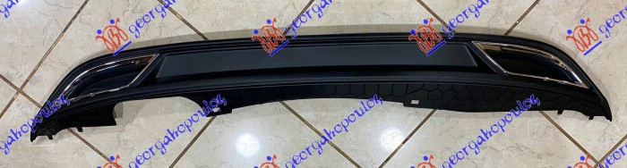 SPOJLER ZADNJEG BRANIKA SA HROM LAJSNAMA (LOOK R-LINE) VW POLO 2017-2021 (AW1/BZ1)