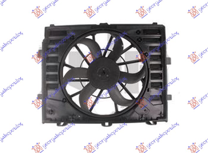VENTILATOR KOMPLET (3.0 TSI/3.6 FSI BENZIN - 3.0 TDi DIZEL) (520mm) VW TOUAREG 2014-2018 (7P5/7P6)