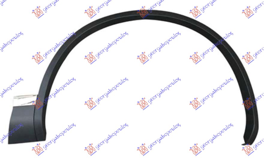 RUB PLASTICNI PREDNJEG BLATOBRANA VW TOUAREG 2010-2014 (7P5/7P6)