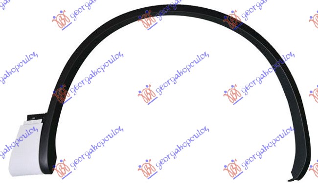 RUB PLASTICNI PREDNJEG BLATOBRANA (R-LINE) VW TOUAREG 2010-2014 (7P5/7P6)