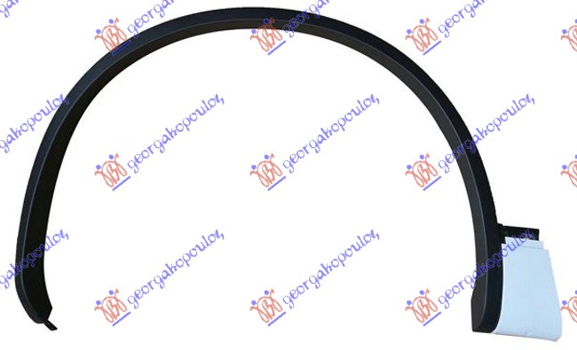 RUB PLASTICNI PREDNJEG BLATOBRANA (R-LINE) VW TOUAREG 2014-2018 (7P5/7P6)