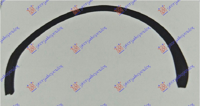 RUB PLASTICNI ZADNJEG BLATOBRANA VW TOUAREG 2010-2014 (7P5/7P6)