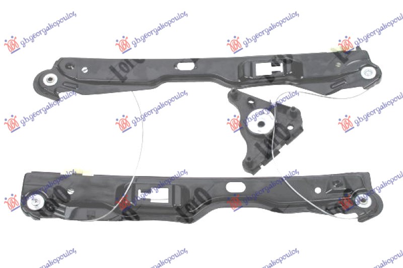 PODIZAC ZADNJEG PROZORA ELEKTRICNI (BEZ MOTORA) VW TOUAREG 2014-2018 (7P5/7P6)