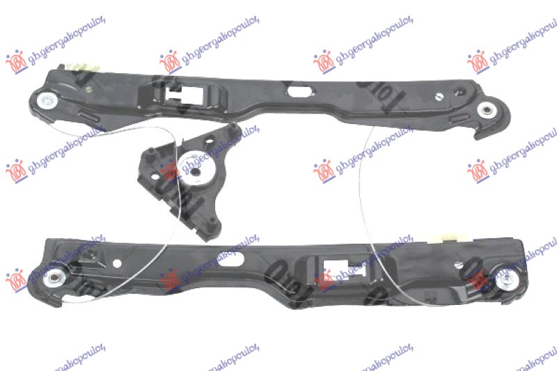 PODIZAC ZADNJEG PROZORA ELEKTRICNI (BEZ MOTORA) VW TOUAREG 2014-2018 (7P5/7P6)