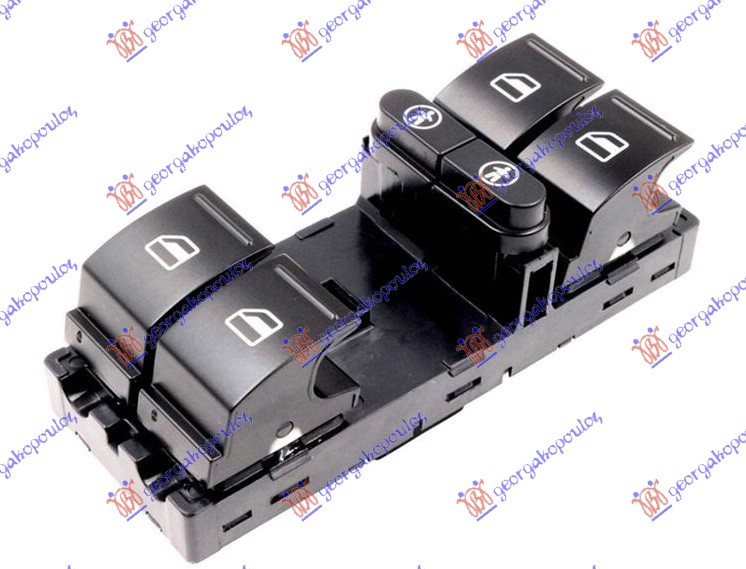PREKIDAC U PREDNJIM VRATIMA (4 TASTERA) (10 PIN) SEAT ALHAMBRA 2010- (710/711)