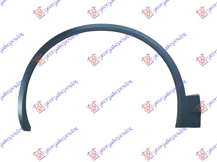 RUB PLASTICNI PREDNJEG BLATOBRANA (R-LINE) VW TOUAREG 2018- (CR7/RC8)