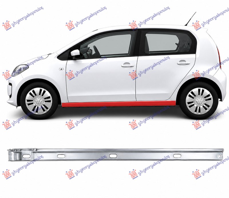 SAJTNA UNUTRASNJA 5 VRATA VW UP 2016-2019 (121/122/123/BL1/BL2/BL3)