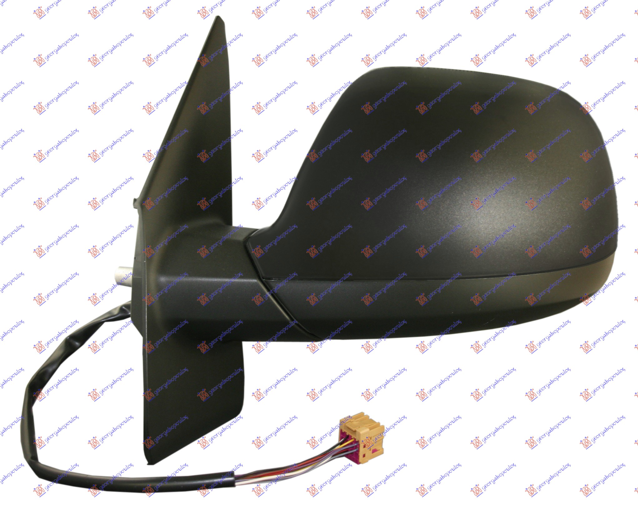 RETROVIZOR ELEKTRICNI SA GREJACEM (A KVALITET) (ASFERICNO STAKLO) VW TRANSPORTER 2010-2015 (T5) (7HA/7HH/7EA/7EH)