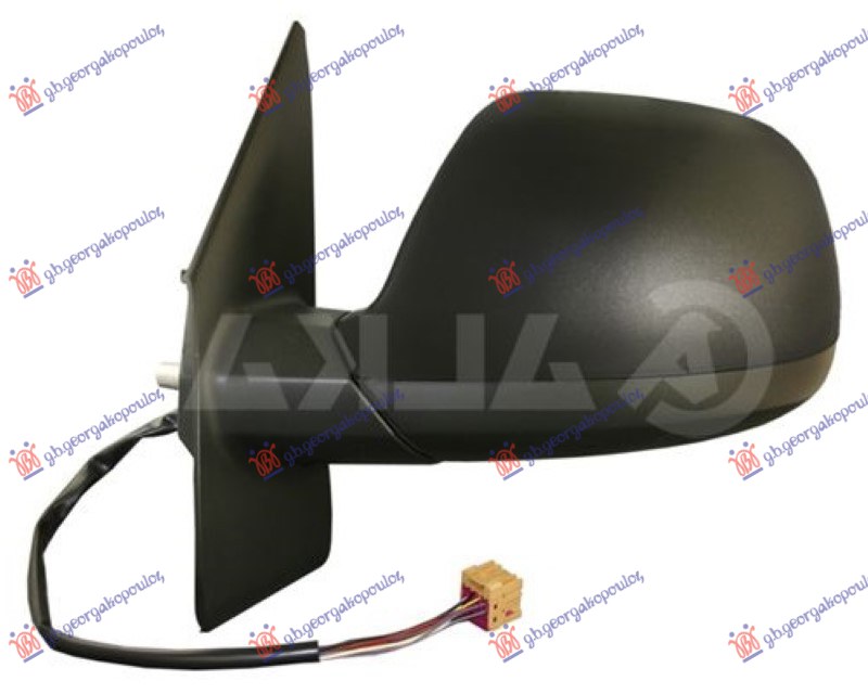RETROVIZOR ELEKTRICNI SA GREJACEM (ASFERICNO STAKLO) VW TRANSPORTER 2010-2015 (T5) (7HA/7HH/7EA/7EH)