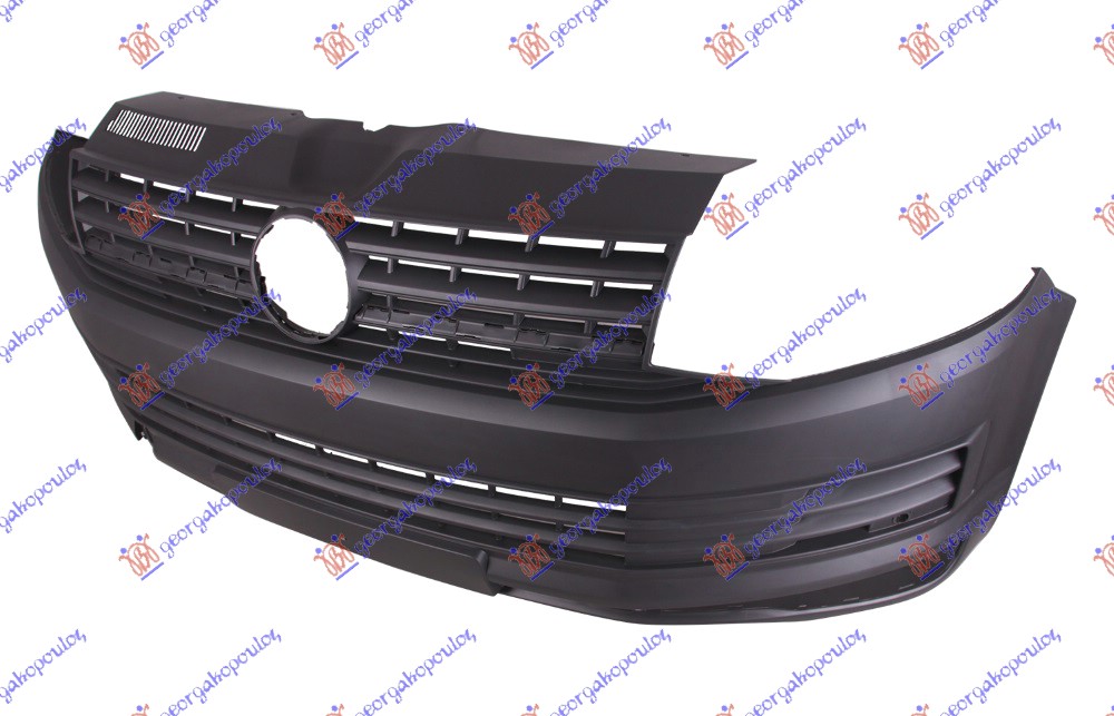 PREDNJI BRANIK CRNI (SA MASKOM) (2 PDC SENZORI) (A KVALITET) VW TRANSPORTER 2015-2019 (T6) (SGA/SGH/SHA/SHH)