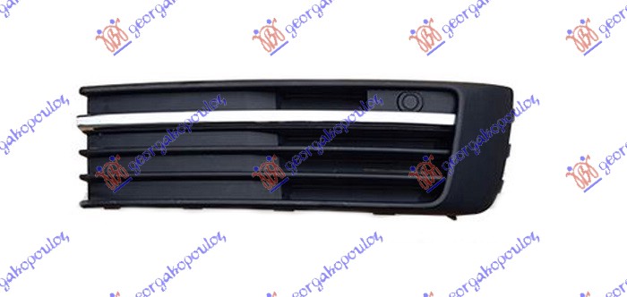 RESETKA PREDNJEG BRANIKA (HROM LAJSNA) (PDS SENZOR) (MULTIVAN) VW TRANSPORTER 2015-2019 (T6) (SGA/SGH/SHA/SHH)