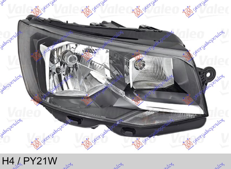 FAR ELEKTRICNI (H4) (VALEO) VW TRANSPORTER 2015-2019 (T6) (SGA/SGH/SHA/SHH)
