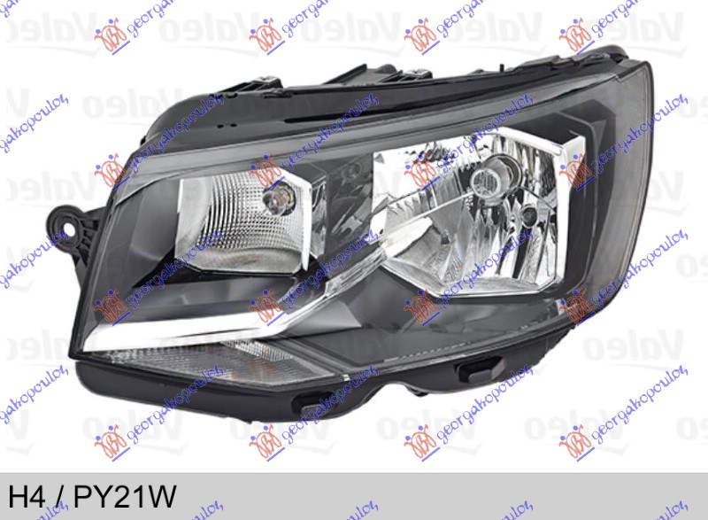 FAR ELEKTRICNI (H4) (VALEO) VW TRANSPORTER 2015-2019 (T6) (SGA/SGH/SHA/SHH)