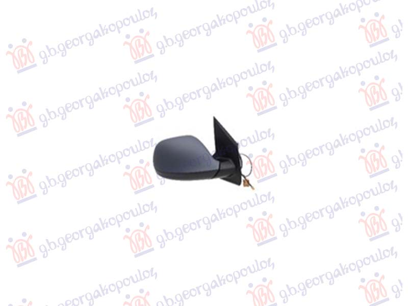 RETROVIZOR ELEKTRICNI SA GREJACEM PM (ANTENA) (5+1 PIN) (A KVALITET) (KONVEKSNO STAKLO) VW TRANSPORTER 2015-2019 (T6) (SGA/SGH/SHA/SHH)