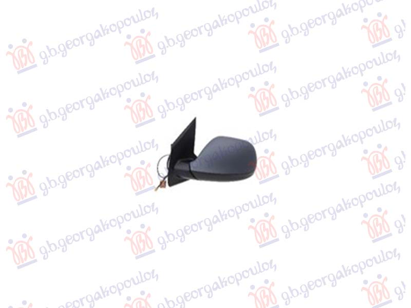 RETROVIZOR ELEKTRICNI SA GREJACEM PM (ANTENA) (5+1 PIN) (A KVALITET) (ASFERICNO STAKLO) VW TRANSPORTER 2015-2019 (T6) (SGA/SGH/SHA/SHH)