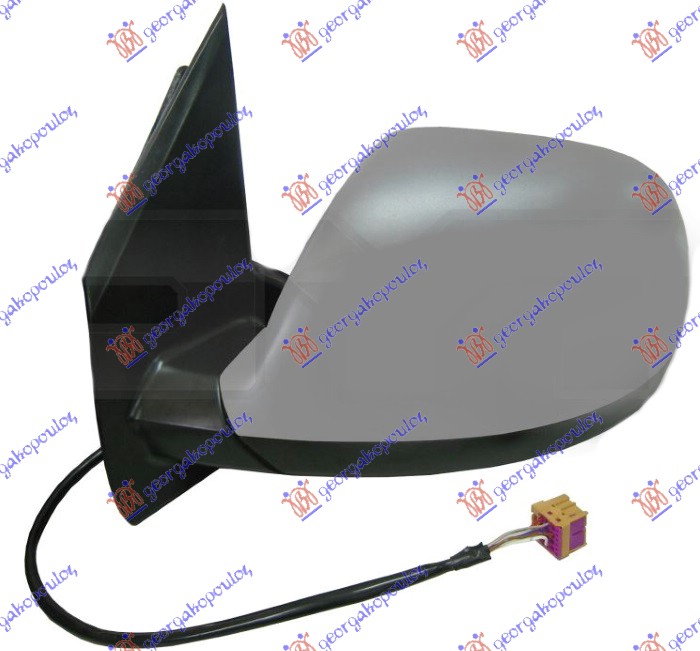 RETROVIZOR ELEKTRICNI SA GREJACEM PM (ELEKTRO-SKLOPIV) (MRTAV UGAO) (ASFERICNO STAKLO) VW TRANSPORTER/MULTIVAN (T6.1) 2019-2022