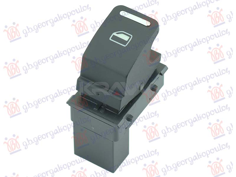 PREKIDAC U PREDNJIM (& ZADNJIM L=D) VRATIMA CRNI/HROM (3 PIN) VW NEW BEETLE 2011-2016 (5C1/5C2)