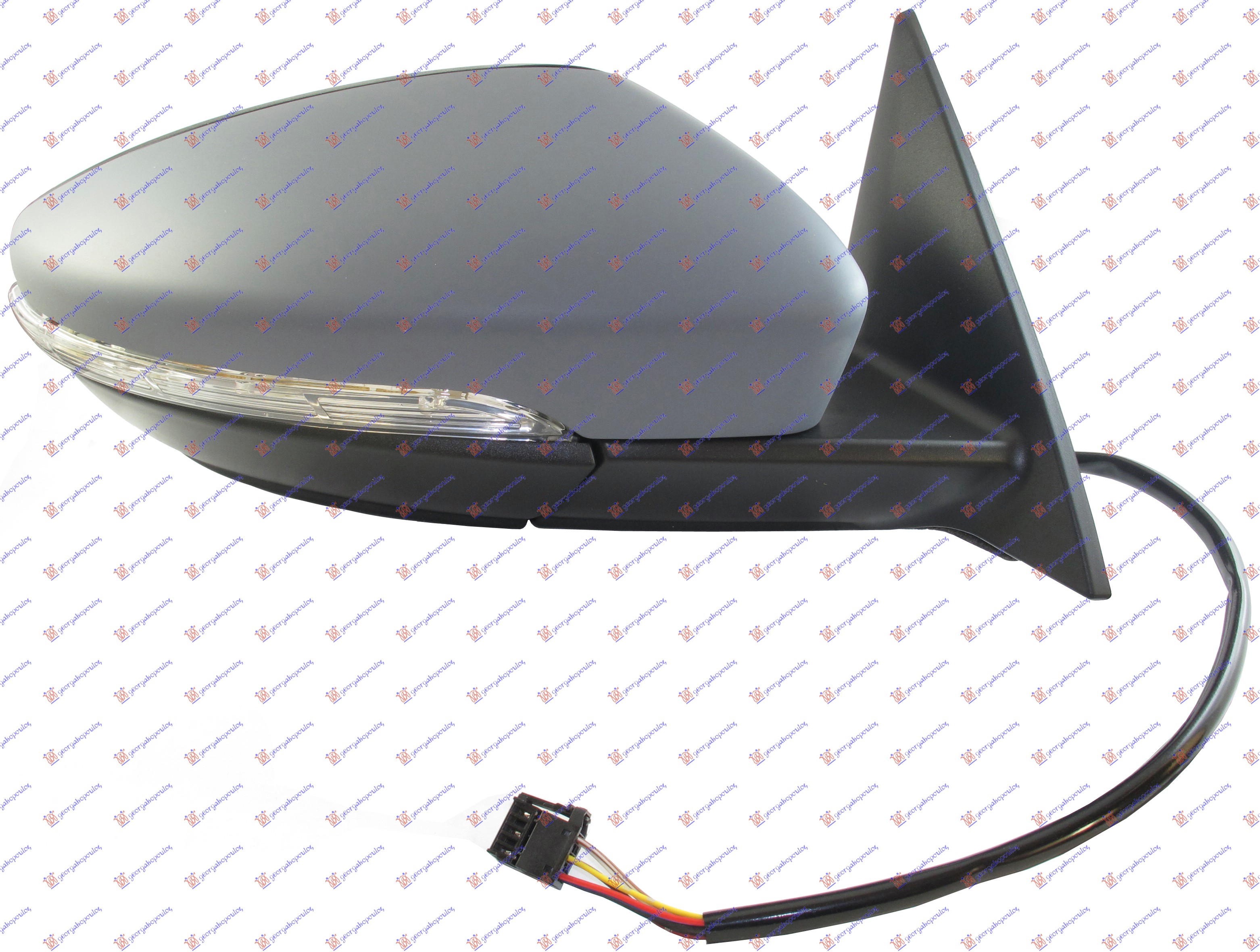 RETROVIZOR ELEKTRICNI SA GREJACEM PM (MIGAVAC) (A KVALITET) (KONVEKSNO STAKLO) VW NEW BEETLE 2011-2016 (5C1/5C2)