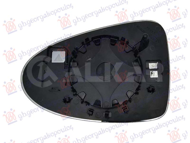 STAKLO RETROVIZORA SA GREJACEM (MRTAV UGAO) (2+2 PIN) (KONVEKSNO) BYD SEAL 2023-
