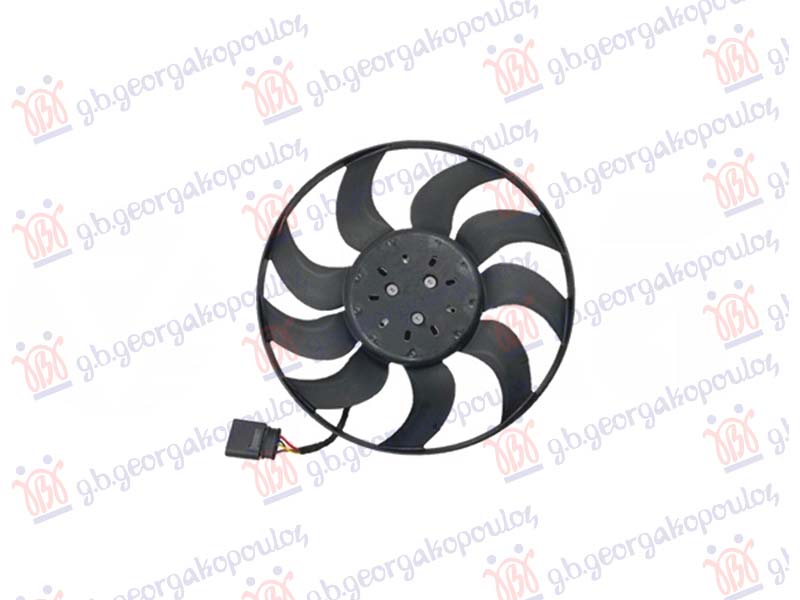VENTILATOR BENZIN/DIZEL (MOTOR+ELISA) (328mm) SEAT ALHAMBRA 2010- (710/711)