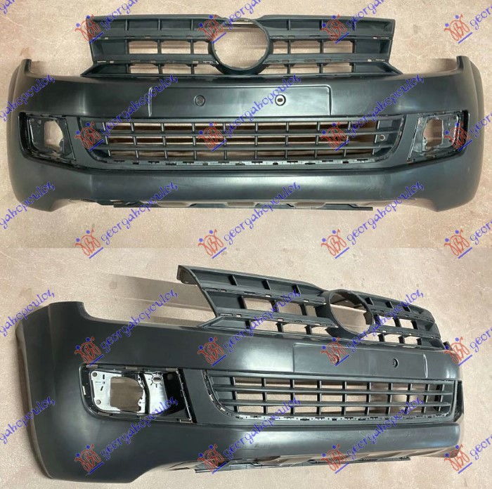 PREDNJI BRANIK CRNI (SA RESETKOM) (HROM LAJSNE) VW AMAROK P/U 2010-2016 (S6/S7)