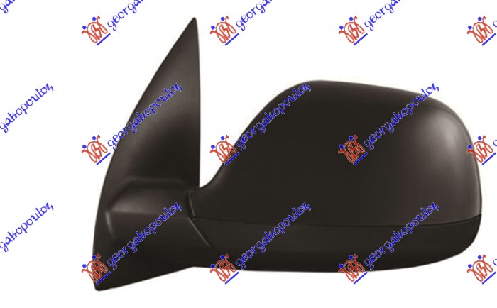 RETROVIZOR MEHANICKI CRNI (CRNI NOSAC) (A KVALITET) (ASFERICNO STAKLO) VW AMAROK P/U 2010-2016 (S6/S7)