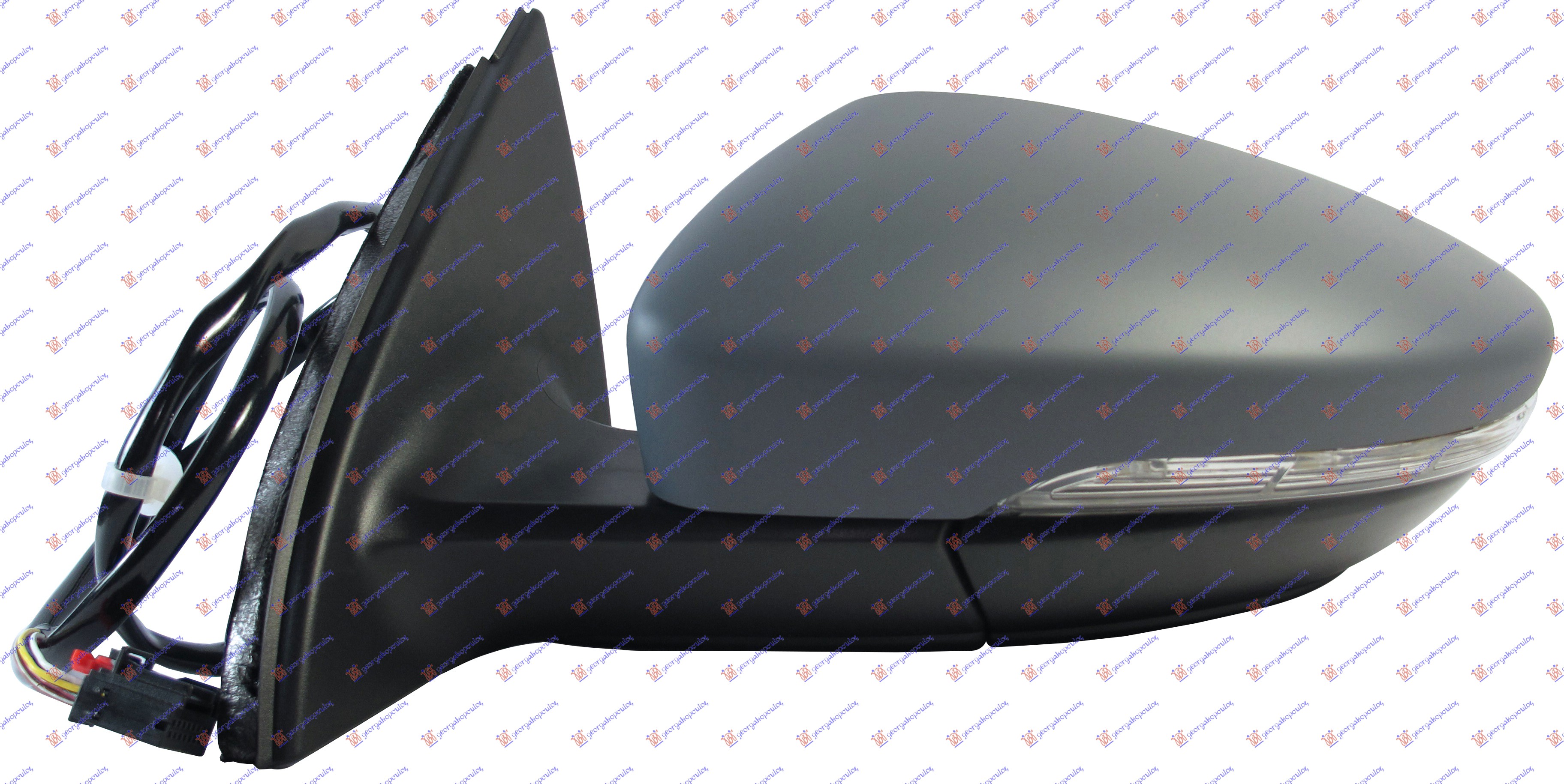 RETROVIZOR ELEKTRICNI SA GREJACEM PM (MIGAVAC) (A KVALITET) (ASFERICNO STAKLO) VW PASSAT 2011-2015 (362/365)