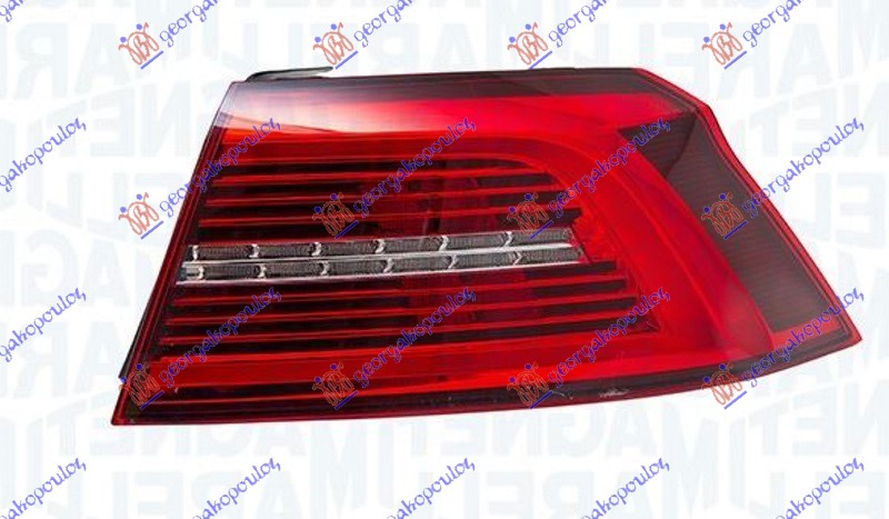 STOP LAMPA SPOLJASNJA (SEDAN) LED (MIGAVAC U SREDINI) (MARELLI) VW PASSAT 2015-2019 (3G2/CB2/3G5/CB5)