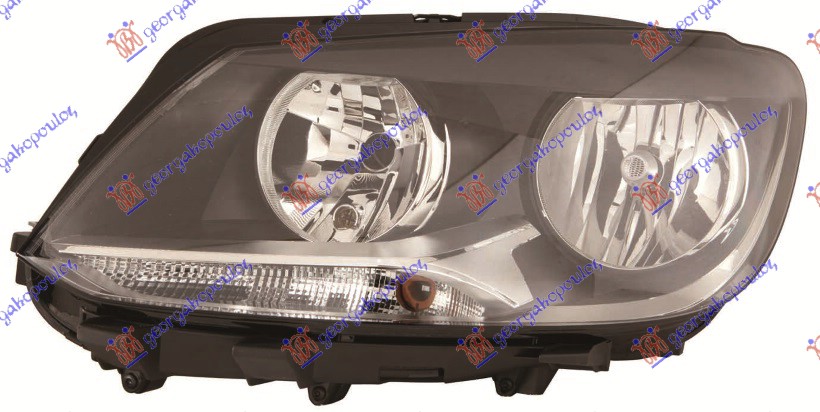 FAR ELEKTRICNI (H7/H15) (SA MOTOROM) (TYC) VW CROSS TOURAN 2010-2015 (1T1/1T2)