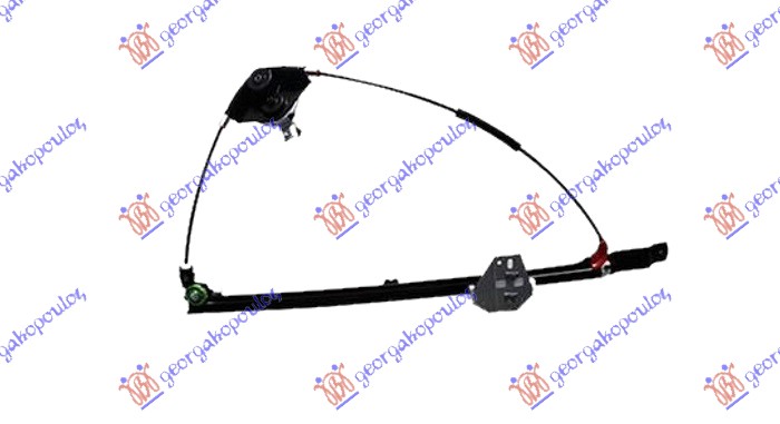 PODIZAC PREDNJEG PROZORA MEHANICKI VW TRANSPORTER 1997-2003 (T4) (70A/70H/7DA/7DH)