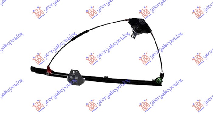 PODIZAC PREDNJEG PROZORA MEHANICKI VW TRANSPORTER 1997-2003 (T4) (70A/70H/7DA/7DH)