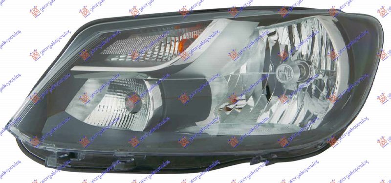 FAR ELEKTRICNI (H4) (HELLA) VW CADDY 2010-2015 (2KB/2KJ/2CB/2CJ)