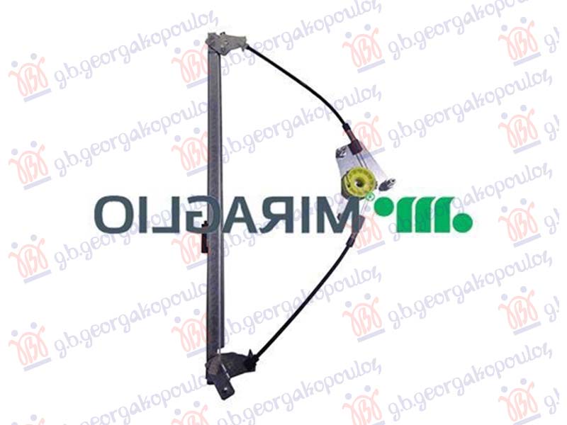 PODIZAC PREDNJEG PROZORA ELEKTRICNI (BEZ MOTORA) COMFORT (A KVALITET) VW CADDY 2015-2020 (SAB/SAJ)
