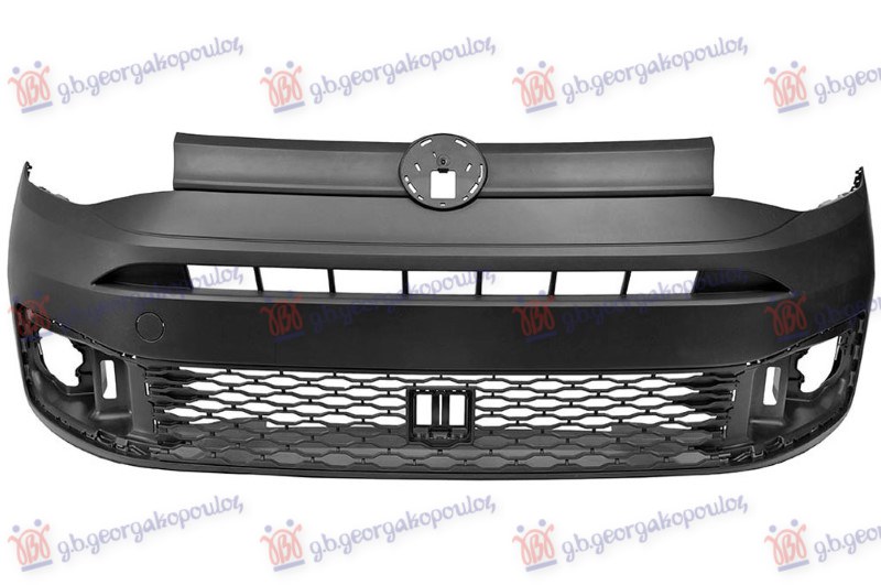 PREDNJI BRANIK MAT-CRNI (CARGO) (A KVALITET) VW CADDY 2020- (SBB/SBJ)