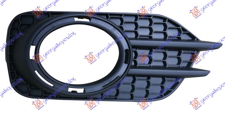 RESETKA PREDNJEG BRANIKA (SA MAGLENKOM) (SA OTVORIMA ZA LAJSNU) (ESCAPE) VW TIGUAN 2011-2016 (5N)