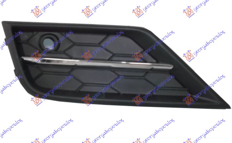 RESETKA PREDNJEG BRANIKA (HROM LAJSNA) VW TIGUAN 2016-2020 (AD1/AX1)