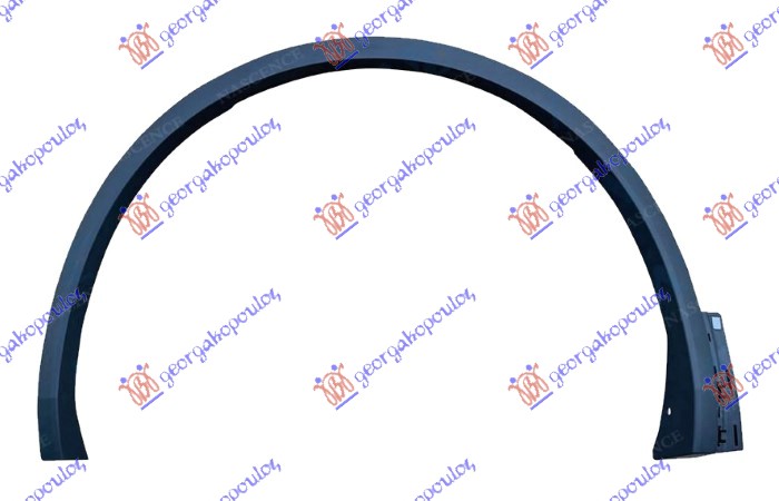 RUB PLASTICNI PREDNJEG BLATOBRANA (R-LINE) VW TIGUAN 2016-2020 (AD1/AX1)