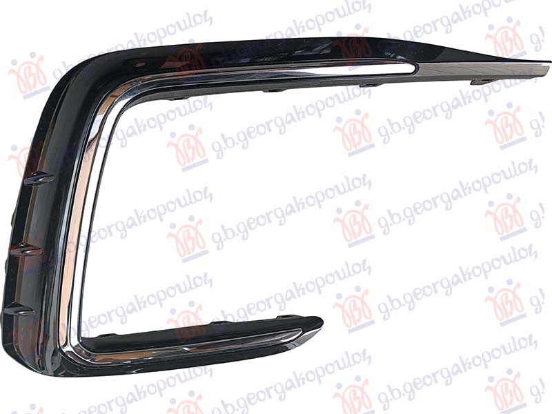 LAJSNA RESETKE PREDNJEG BRANIKA CRNA (SA HROM) (R-LINE) VW TIGUAN 2020-2023 (AD1/AX1)