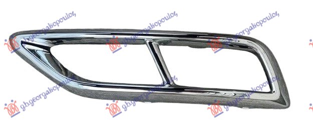 LAJSNA IZDUVNE CEVI AUSPUHA HROM (R-LINE) VW TIGUAN 2020-2023 (AD1/AX1)