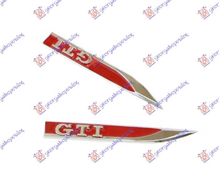 ZNAK NA BLATOBRANU (GTi) (SET) VW GOLF 7 2013-2016 (5G1)