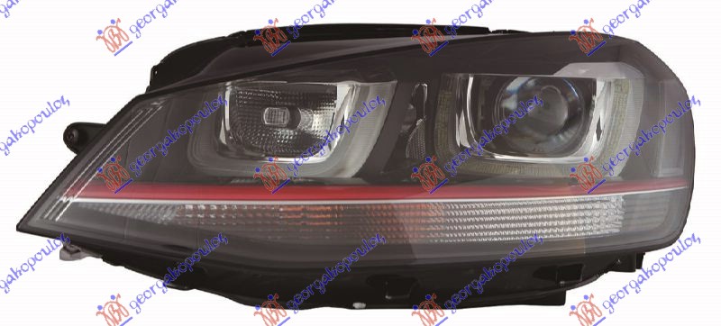 FAR GTI XENON AFS SA LED DNEVNIM SVETLOM (DEPO) VW GOLF 7 2013-2016 (5G1)