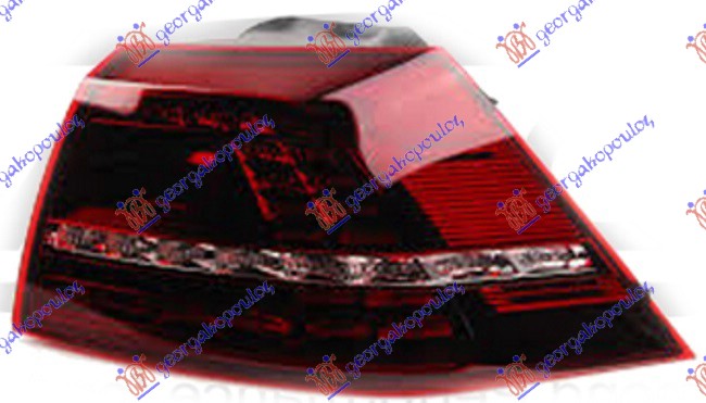 STOP LAMPA SPOLJASNJA (LED) (R) VW GOLF 7 2013-2016 (5G1)