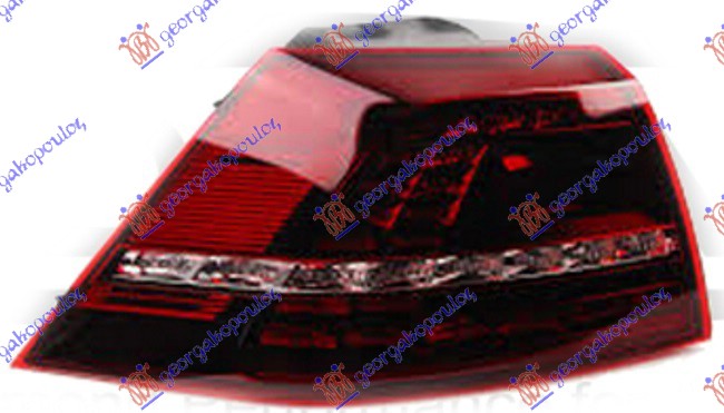 STOP LAMPA SPOLJASNJA (LED) (R) VW GOLF 7 2013-2016 (5G1)